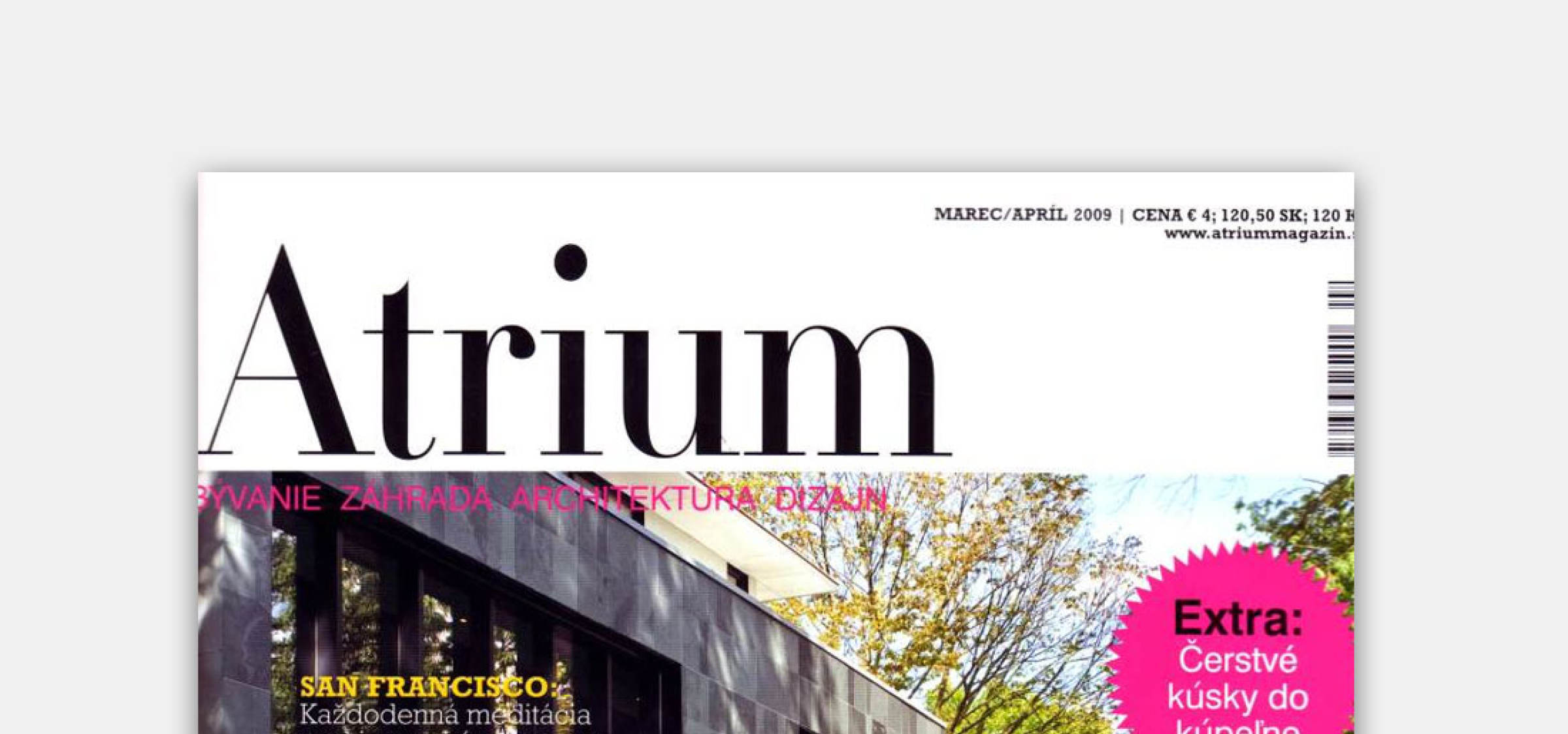 Publikujeme v časopise Atrium | Aktuálne | Atrium Architekti