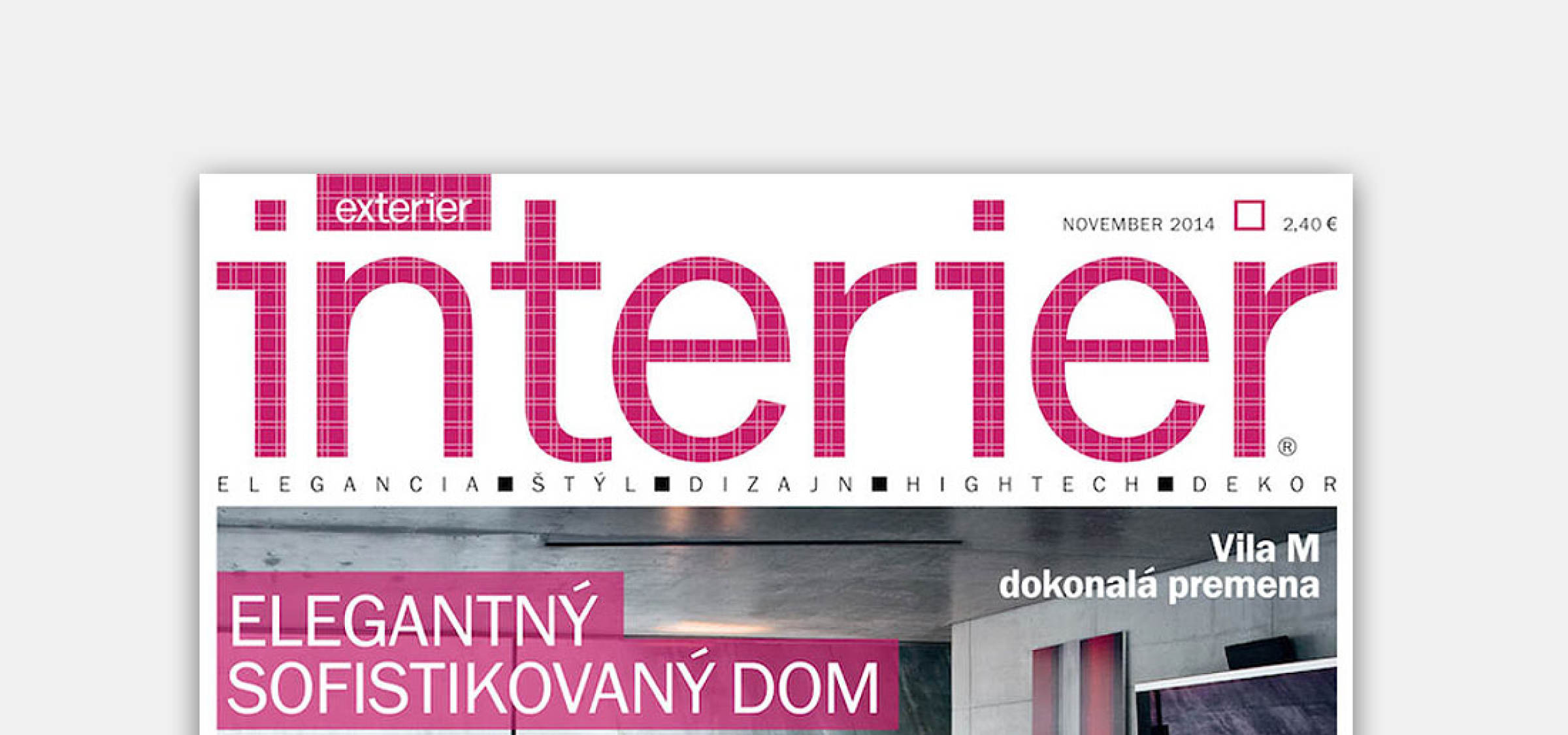 Vila M in new issue of Exterier / Interier | News | Atrium Architekti