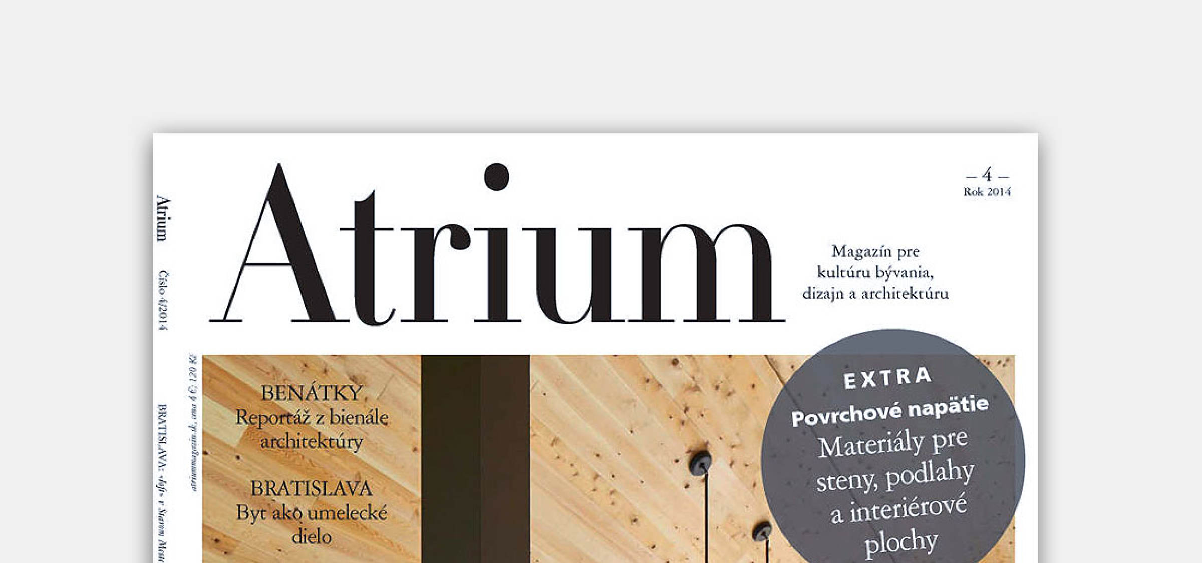 O ESA v magazíne ATRIUM | Aktuálne | Atrium Architekti