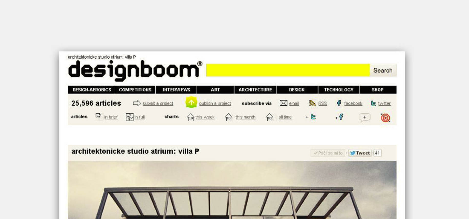 Villa P on Designboom.com | Interviews | Atrium Architekti
